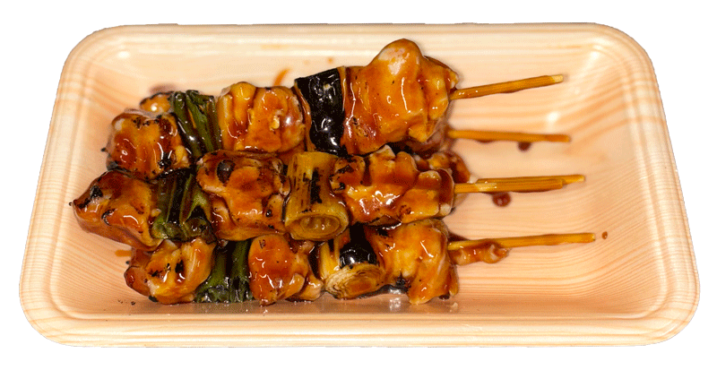 若鶏ももネギ串焼き